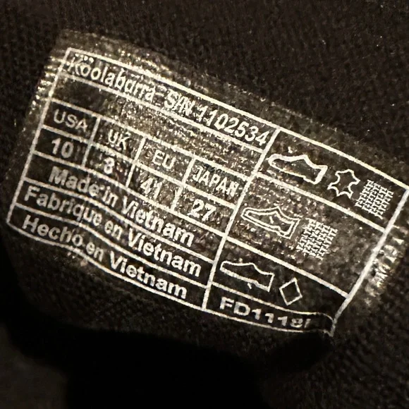 Koolaburra by UGG Women's Penley Sneaker, Black Canvas Lace Up, 10 - Picture 8 of 8